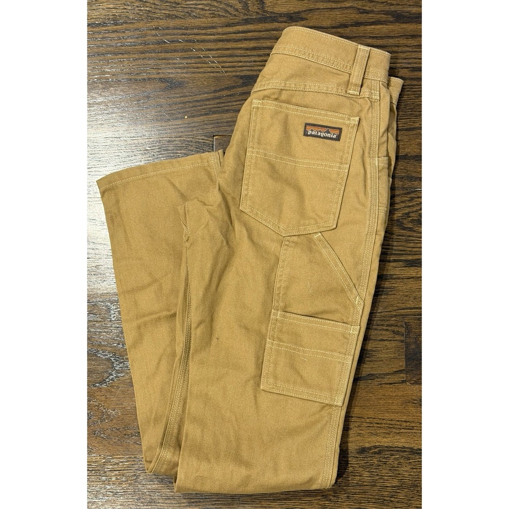 Patagonia CARPENTER Pants Womens 2 Iron Forge Canvas Double Knee 21815FA22 Carp